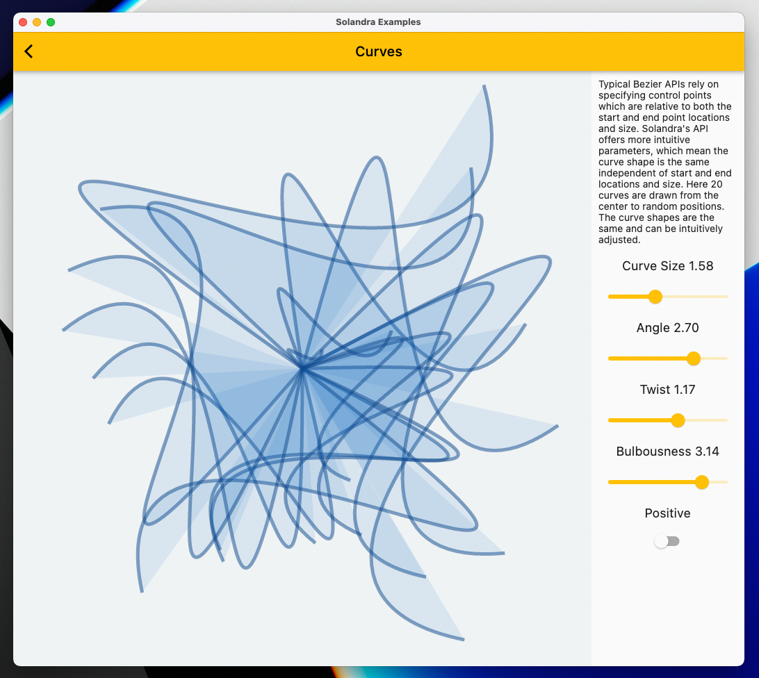 Example of Solandra Flutter App